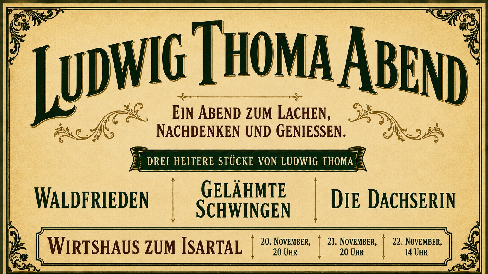 Ludwig Thoma Abend